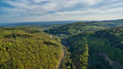 Fototapeta premium Landschaft von oben