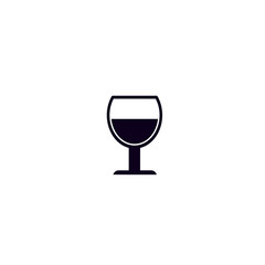 alcohol drinks icon on white background.
