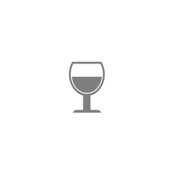 alcohol drinks icon on white background.
