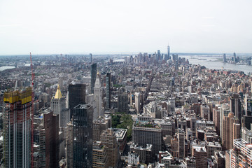 aerial view of manhattan new york