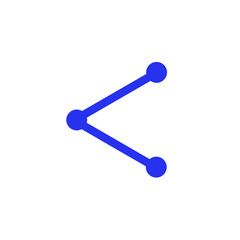 Global networking icon. Social connections on white background.