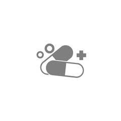 medicine icon on white background.