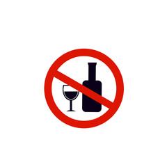 No alcohol drinks on white background,prohibits, Drunk not to drive.