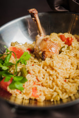 rice with chicken and tomatoes