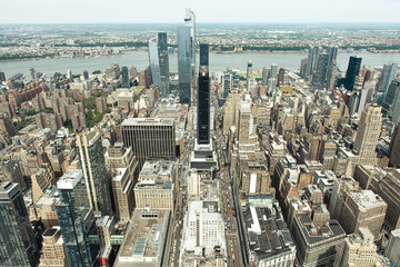 Aerial view of Manhattan from Empire State Building