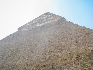 Giza pyramids, cairo, egypt. Egypt. Cairo - Giza. View of pyramids from the Giza Plat