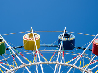 Ferris wheel attraction during the day.