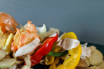 Organic residues from vegetables