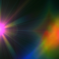 Modern lens flare red background streak rays (super high resolution)	
