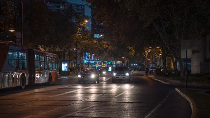 Fototapeta na wymiar City at night 
