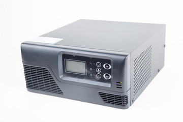 Fototapeta premium Uninterruptible power supply. Converting power from 230 volts to 12 volts and back.