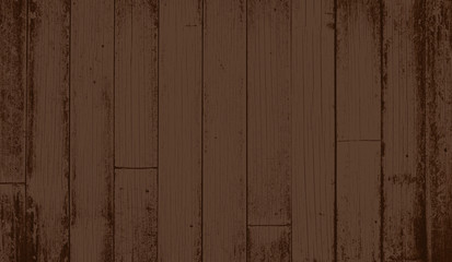 Brown weathered wood boards. Wooden planks on a wall or floor with grain and texture. Dark neutral tones with contrast.