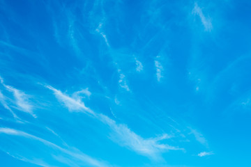 Fototapeta na wymiar White cloud with blue sky background. Beautiful blue texture.