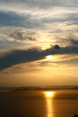 Fototapeta premium sunset over the sea