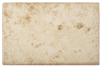 Used paper texture Old cardboard isolated white background