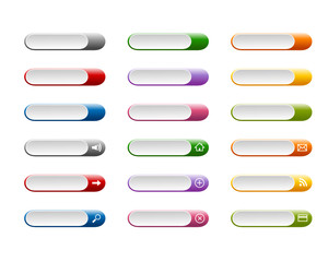 Obraz premium Buttons for web, vector