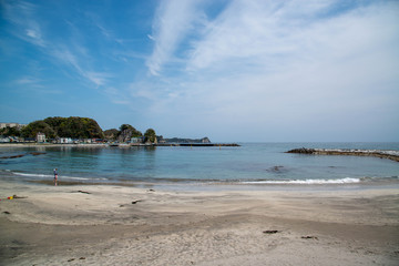 夏の砂浜