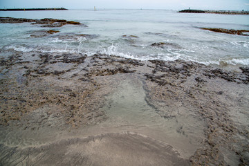 夏の砂浜