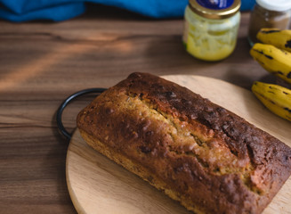 bananna cake, pan de banana , pastel de banano