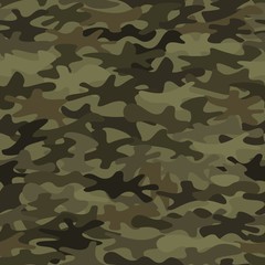 Fototapeta premium Camouflage seamless pattern background masking camo repeat print