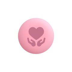 Love -  Modern App Button