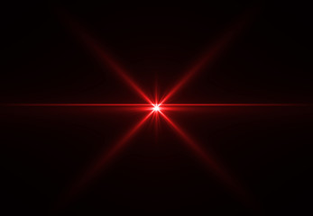 Abstract laser star red (super high resolution)