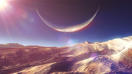 surface planet in space © aleksandar nakovski