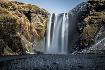 Piękne Wodospady Islandii