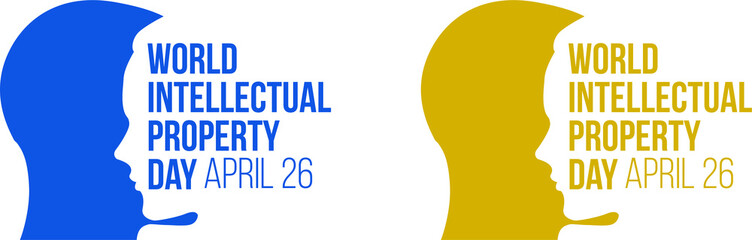 World Intellectual Property Day, vector, face people, logo