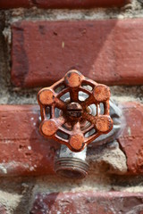 Old Rusty Water Faucet