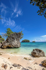 beautiful beach ilig iligan beach, Boracay island, Philippines.