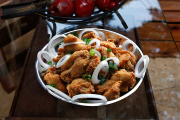 fried breaded thigh