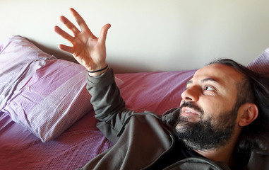 Svegliarsi con calma la domenica mattina - relax