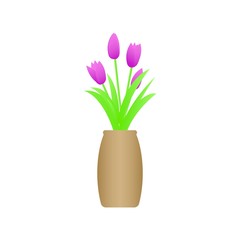 flower in the vase image