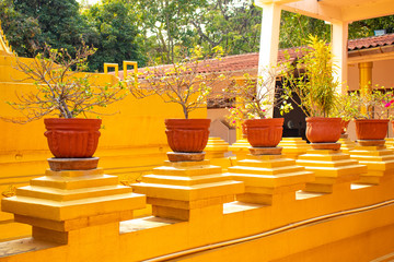 A beautiful view of buddhist temple at Chiang Rai, Thailand.