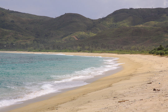 Mawun beach in Lombok Indonesia