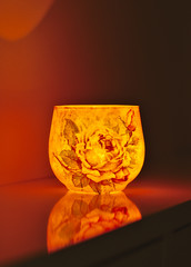 Beautiful vintage decoupage handmade lantern/ Lampion wykonany ręcznie