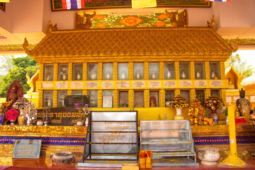 A beautiful view of buddhist temple at Chiang Rai, Thailand.