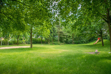 park in spring