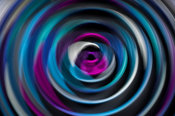 multi-colored plasticine blur blur in motion at long exposure