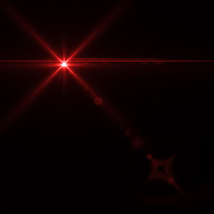 Abstract laser star red (super high resolution)