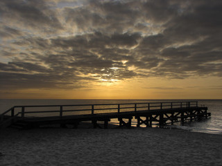 Sonnenaufgang in Kellenhusen an der Ostsee