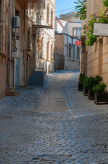 Streets of the old city of Baku