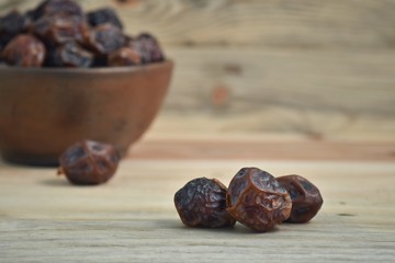 dried date palm fruits