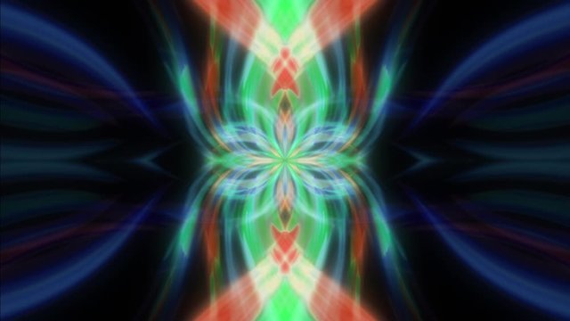 Fluid Abstract Background. Beautiful Iridescent Pattern Of Astral Energy Emanation
