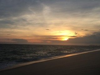 Pôr do sol praia de Saquarema Rio de Janeiro