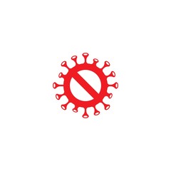 stop Coronavirus, covid-19 global pandemic vector template