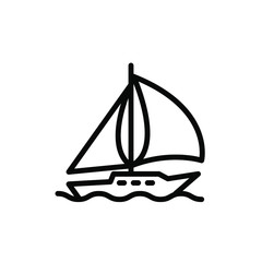Yacht icon template