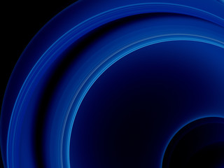 blue abstract fractal background 3d rendering illustration