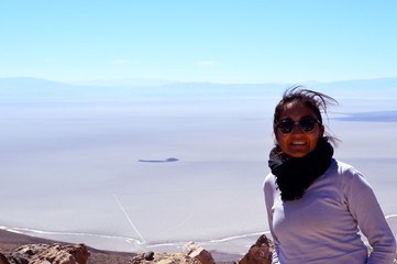 The horseshoe of Arizaro salt flat